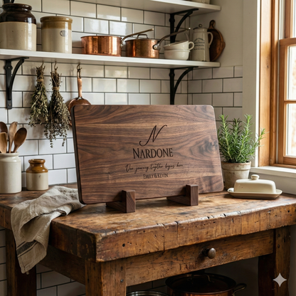 Handcrafted and Personalized Hardwood Cutting Board