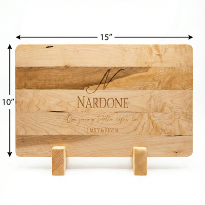 Handcrafted and Personalized Hardwood Cutting Board
