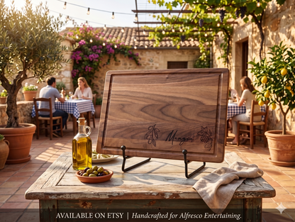 Handcrafted and Personalized Hardwood Cutting Board