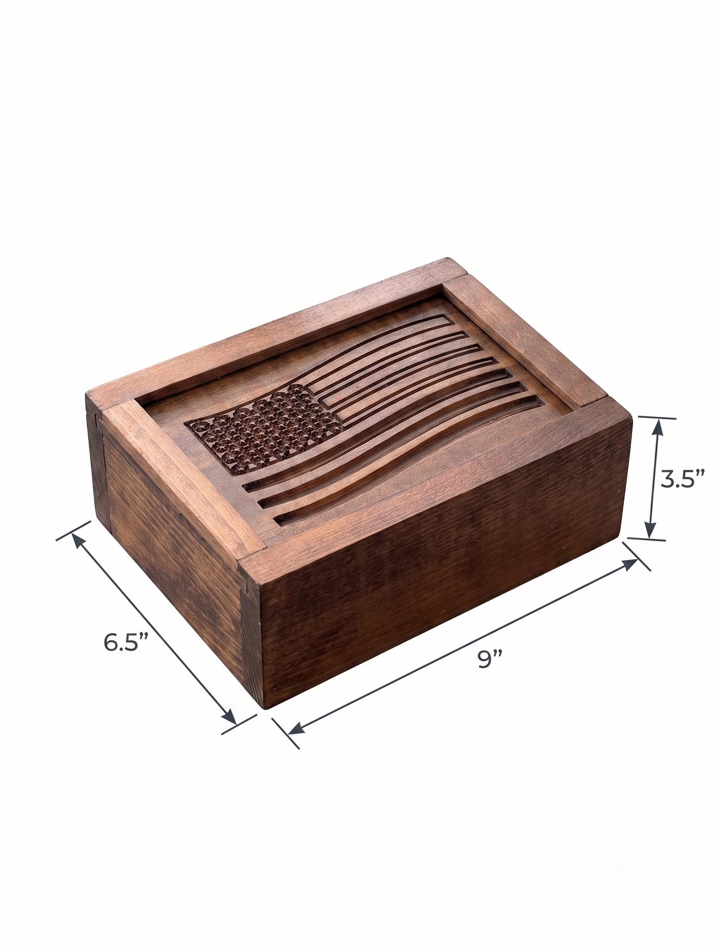 Personalized Men's Rustic Pine Valet Box | Handcrafted Keepsake | Wedding Anniversary Gift
