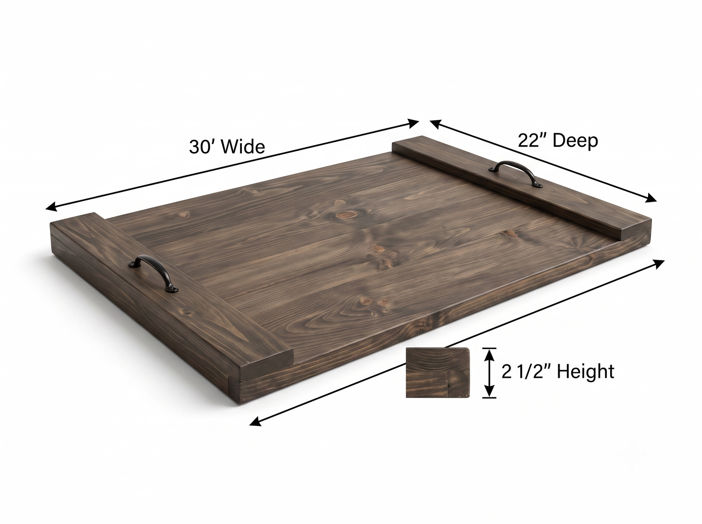 Handcrafted Pine Wood Stove Top Cover | Rustic Farmhouse Noodle Board | Kitchen Decor
