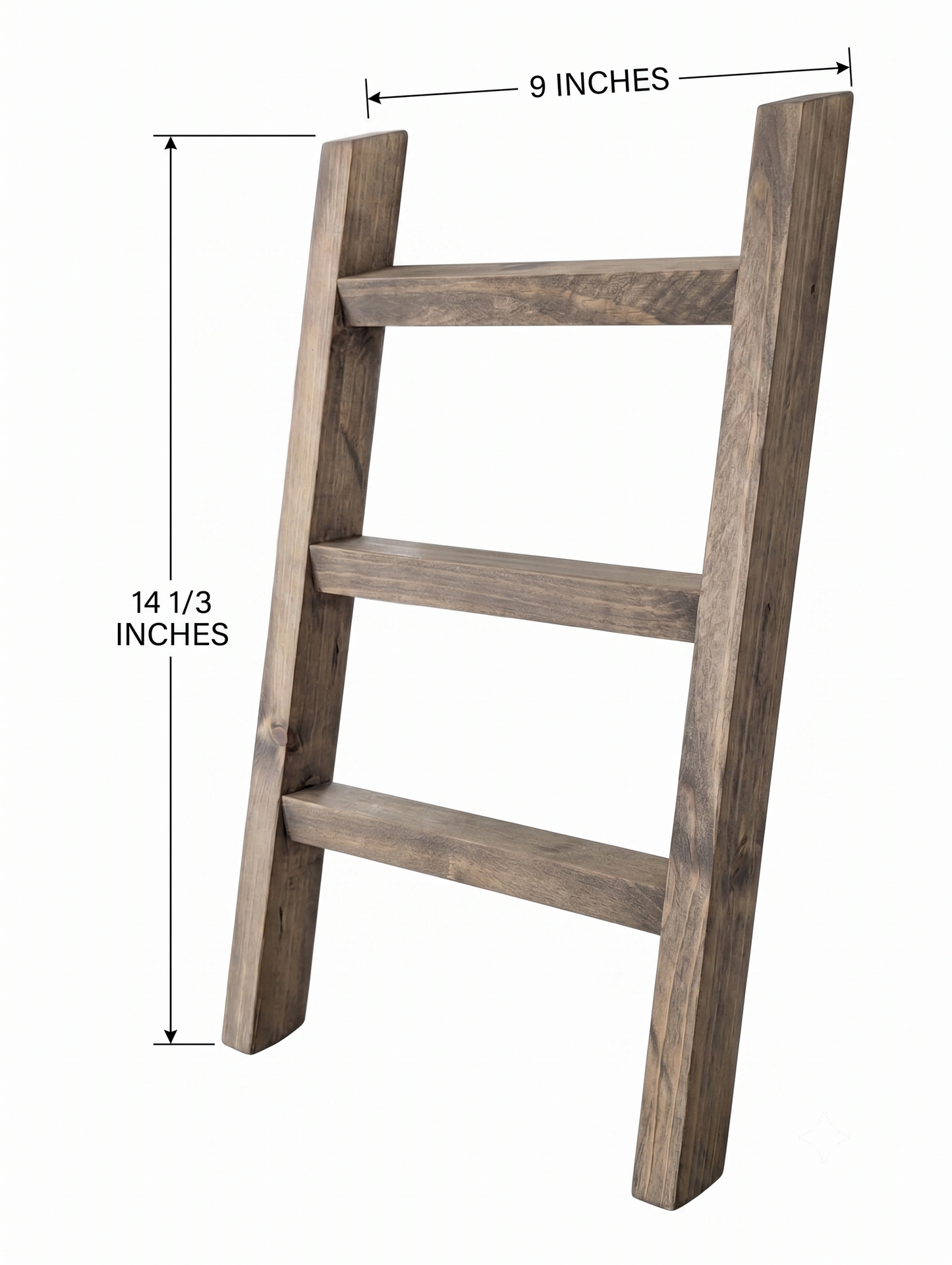 Handcrafted Decorative Countertop Ladder | Rustic Farmhouse Bathroom and Kitchen Décor | Towel & Display Rack