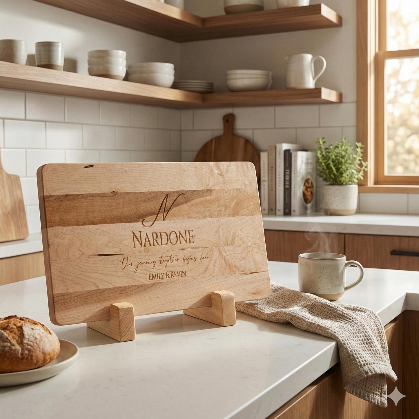 Handcrafted and Personalized Hardwood Cutting Board